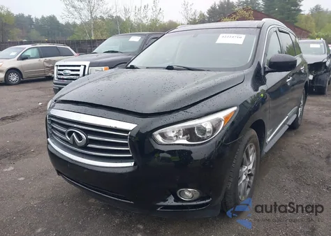 2013 Infiniti Jx35 z USA, uszkodzony, nr VIN 5N1AL0MM2DC326276